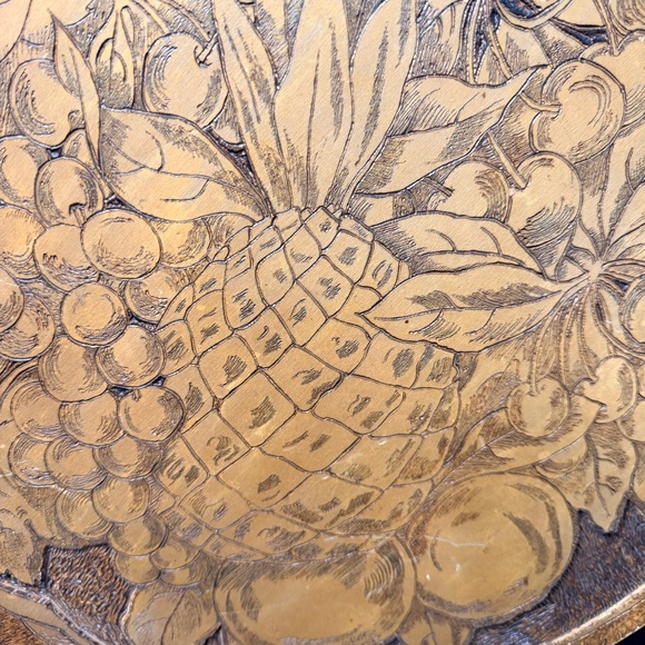 FLEMISH ART CO Wooden Fruit Plaque #855 - Picture 5 of 10